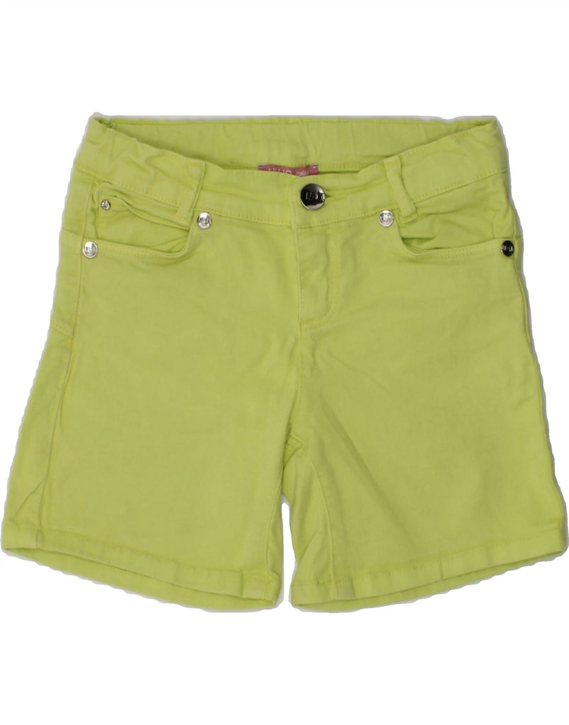 LIU JO JUNIOR Girls Denim Shorts 5-6 Years W22  Green Cotton | Vintage Liu Jo junior | Thrift | Second-Hand Liu Jo junior | Used Clothing | Messina Hembry 