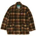 Bailo Mens Fleece Jacket UK 42 XL Green Check Polyester