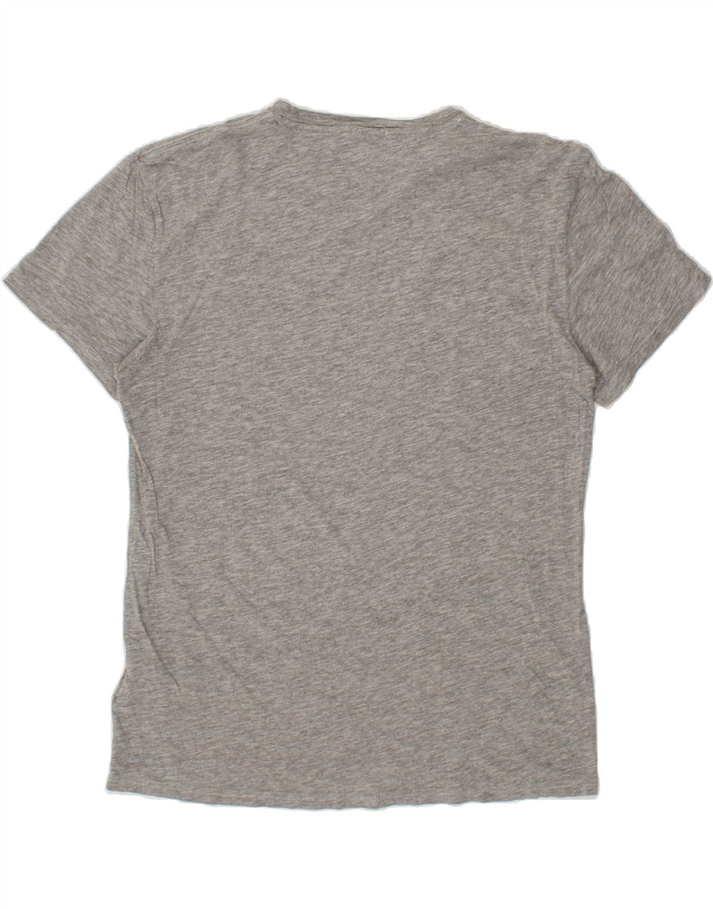 TOMMY HILFIGER Mens Graphic T-Shirt Top XL Grey Cotton Vintage Tommy Hilfiger and Second-Hand Tommy Hilfiger from Messina Hembry 