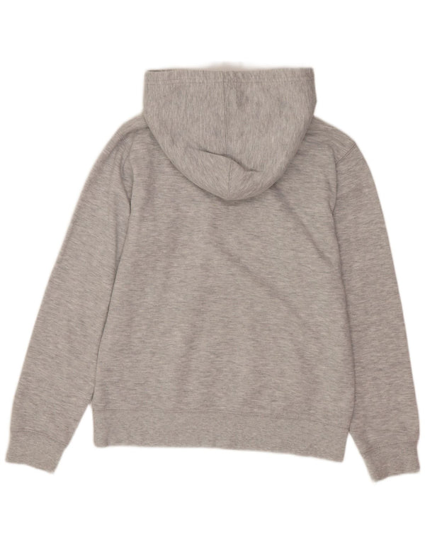 CHAMPION Boys Graphic Hoodie Jumper 11-12 Years Large Grey Cotton