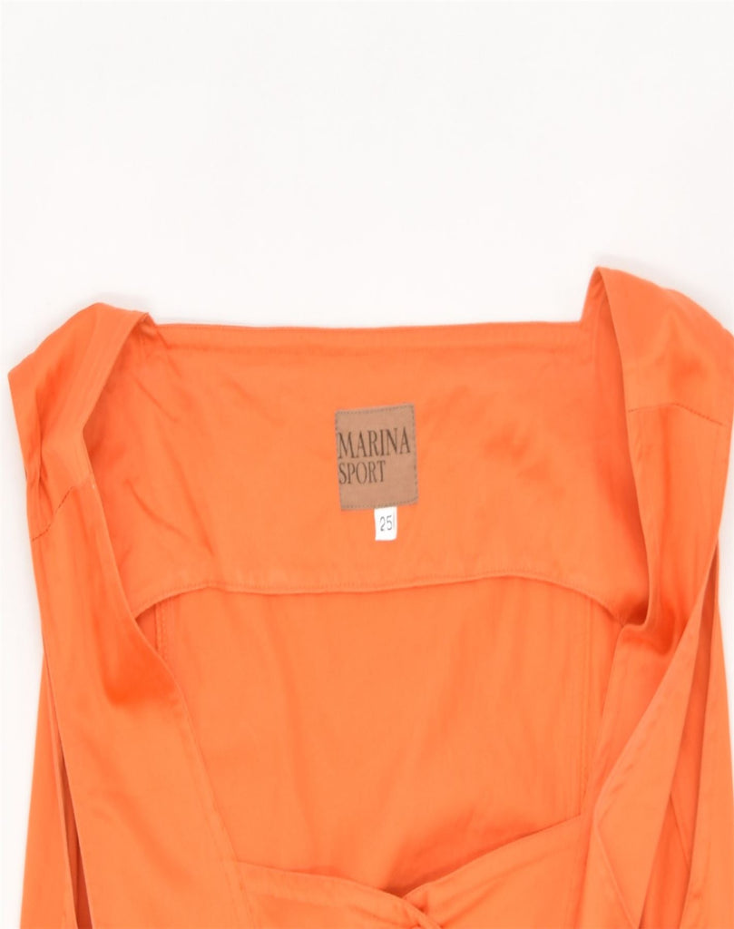 MARINA SPORT Womens Basic Dress Size 25 Large Orange Cotton | Vintage | Thrift | Second-Hand | Used Clothing | Messina Hembry 