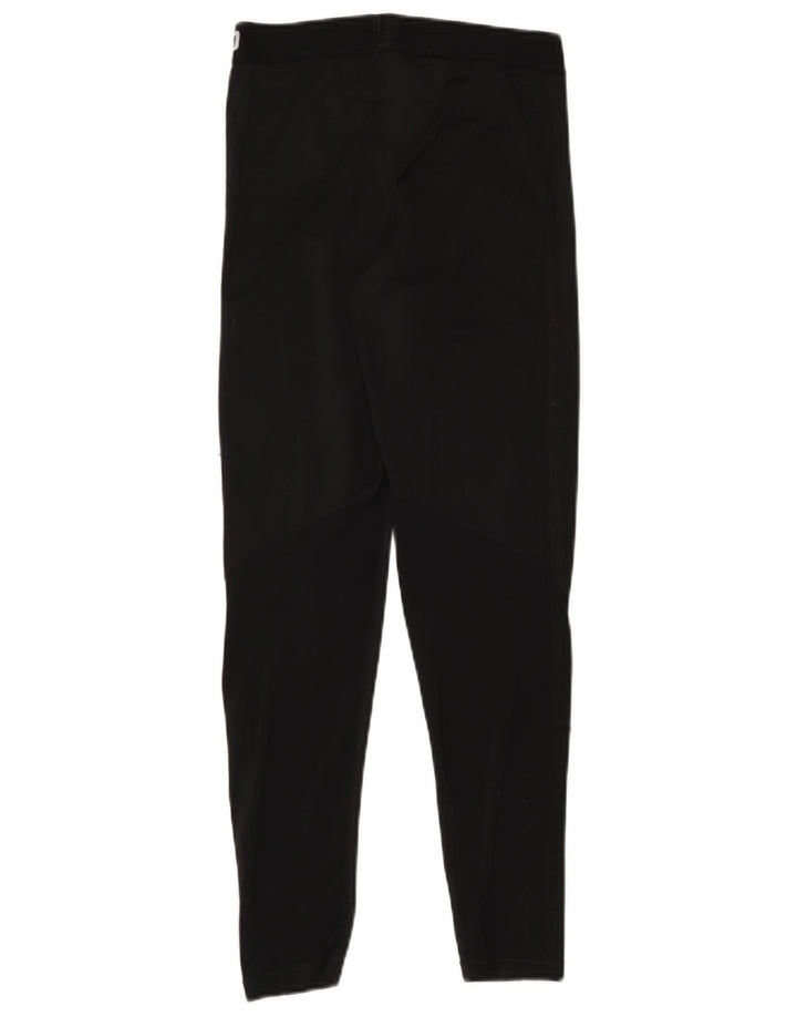 Nike Womens Dri Fit Graphic Leggings UK 14 Medium  Black