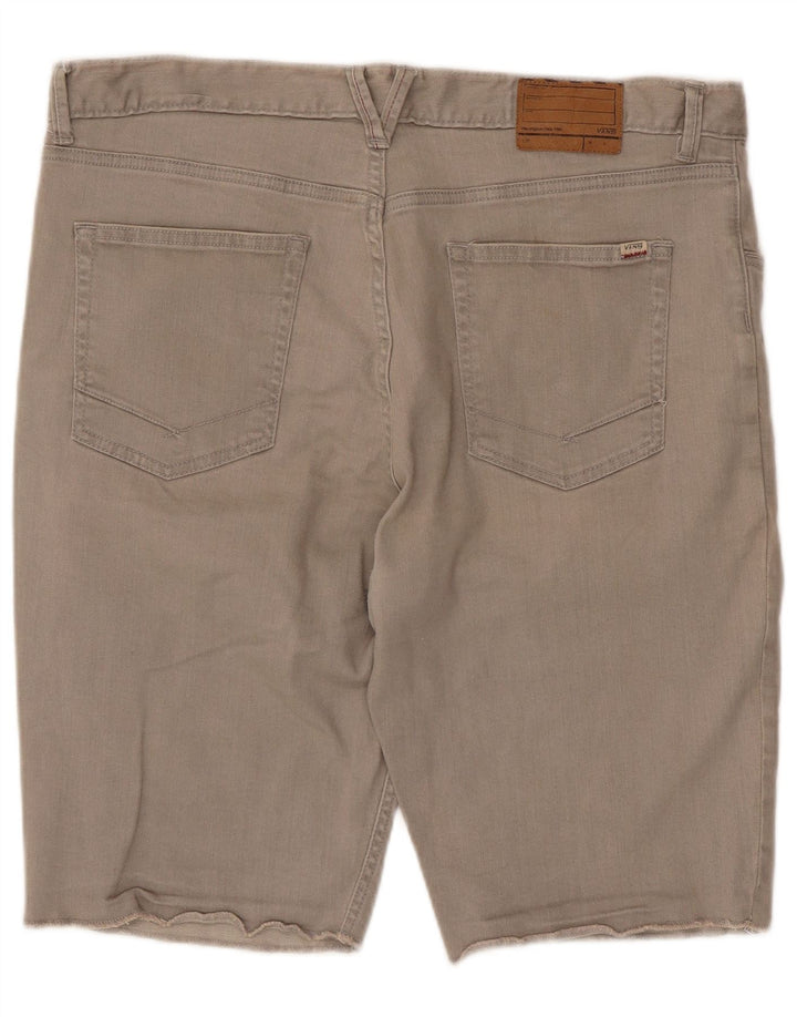 Vans Mens Casual Shorts W36 Large  Grey Cotton