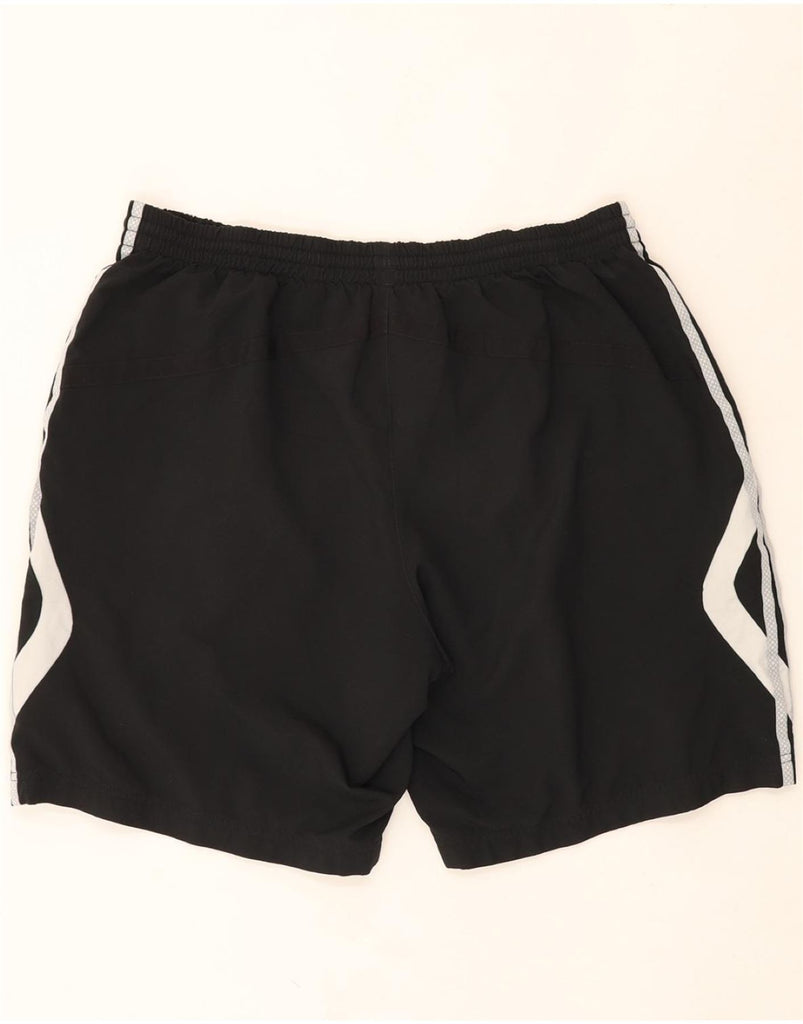 ADIDAS Mens Sport Shorts XL Black Colourblock Vintage Adidas and Second-Hand Adidas from Messina Hembry 