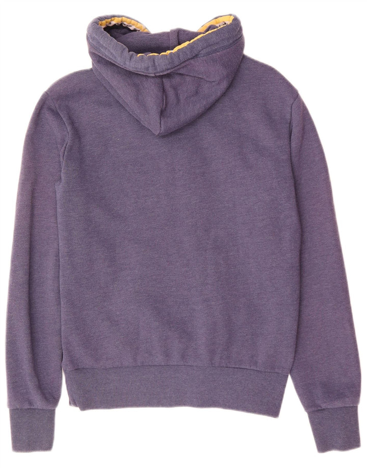 SUPERDRY Mens Graphic Hoodie Jumper Small Navy Blue Polyester