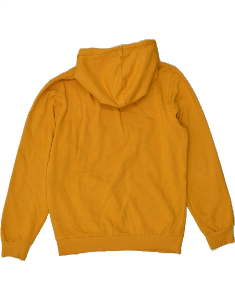 FILA Mens Graphic Hoodie Jumper Small Yellow Cotton | Vintage Fila | Thrift | Second-Hand Fila | Used Clothing | Messina Hembry 