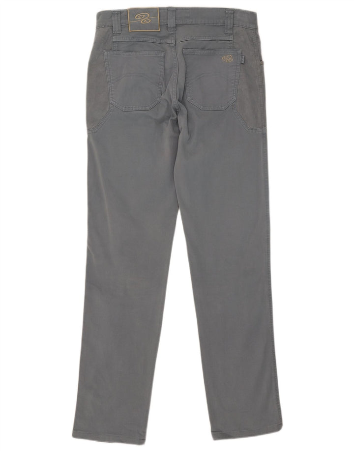Nicwave Mens Slim Casual Trousers IT 48 Medium W32 L32 Grey Cotton