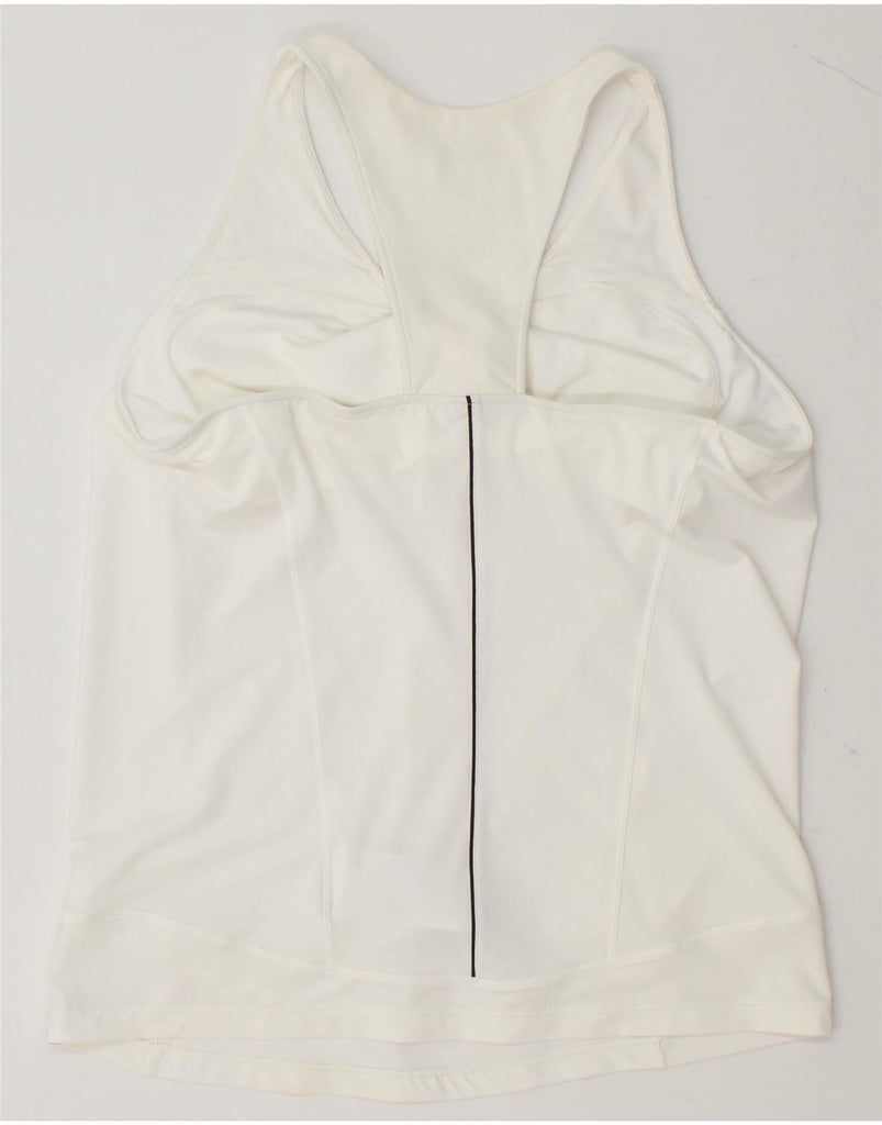 NIKE Womens Vest Top UK 16/18 Large White Polyester Vintage Nike and Second-Hand Nike from Messina Hembry 