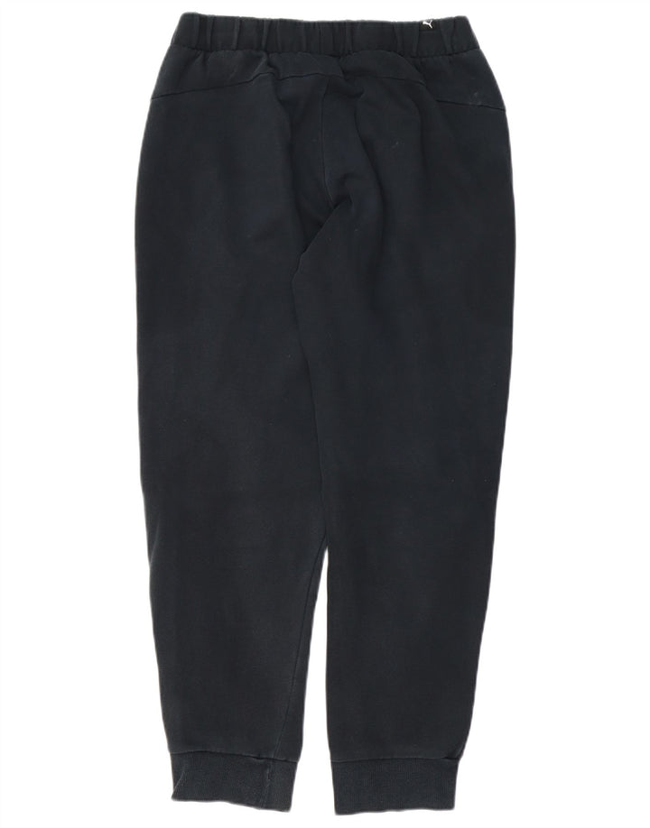 Puma Mens Graphic Tracksuit Trousers Joggers Medium  Black Cotton