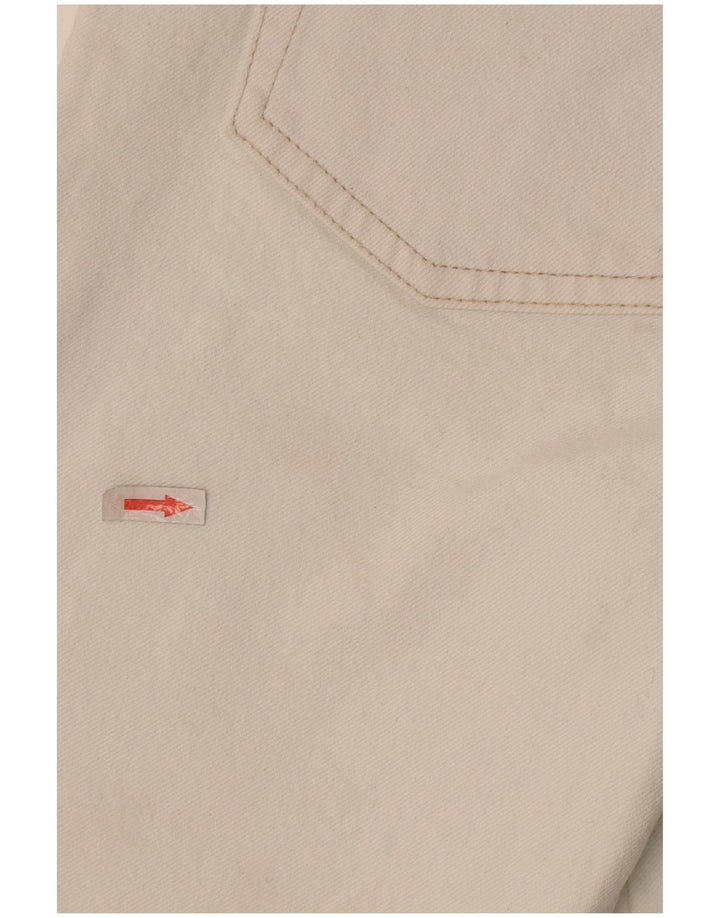 TOPSHOP Womens Crop Straight Jeans W30 L25 White