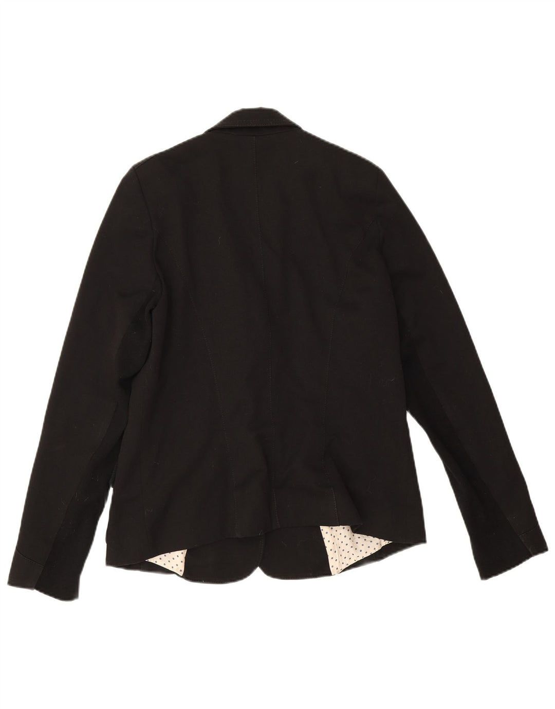 Trussardi Jeans Womens 2 Button Blazer Jacket UK 14 Medium Black