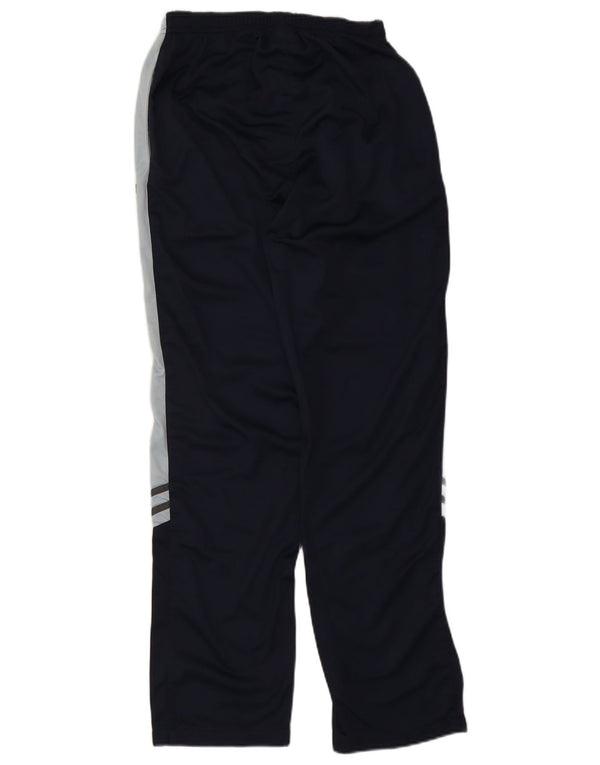 Asics Mens Tracksuit Trousers Large  Navy Blue Colourblock Polyester