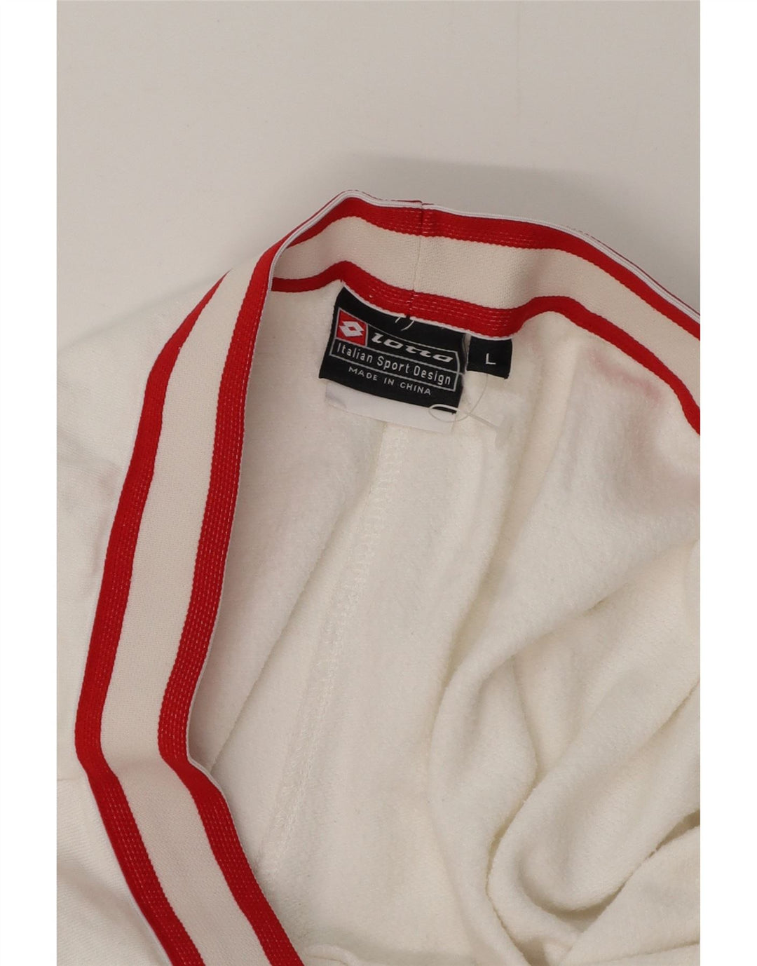 LOTTO Womens Tracksuit Trousers UK 14 Large White