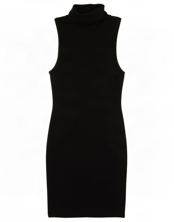 Zara Womens Sleeveless Bodycon Dress UK 12 Medium Black