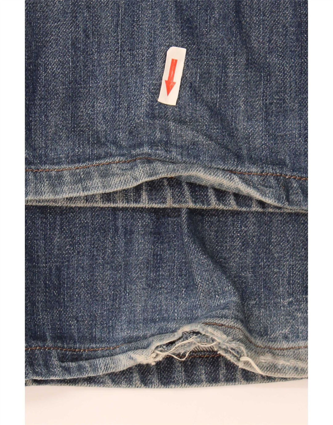 Wrangler Mens Grant Straight Jeans W34 L36 Blue Cotton