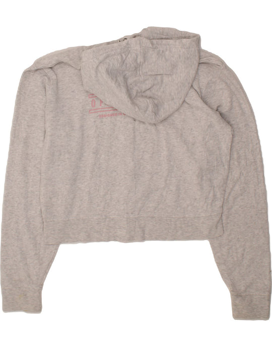 VANS Damen Graphic Zip Hoodie Sweater UK 18 XL Grau Baumwolle