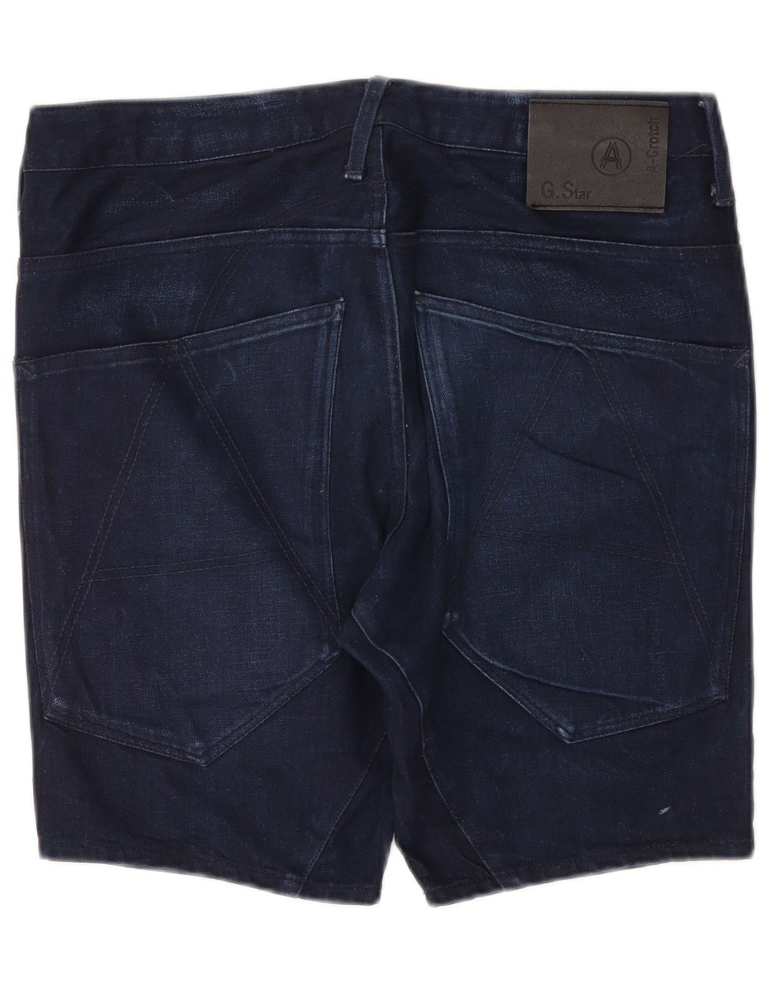 G-Star Mens Denim Shorts W32 Medium Navy Blue Cotton