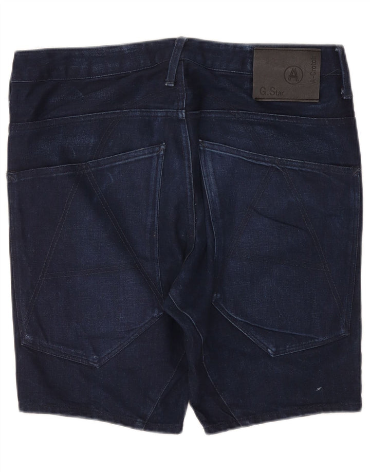 G-Star Mens Denim Shorts W32 Medium Navy Blue Cotton