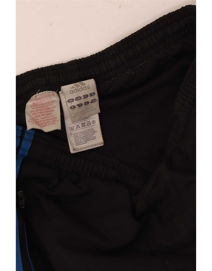 Adidas Boys Tracksuit Trousers Joggers 12-13 Years  Black Polyester