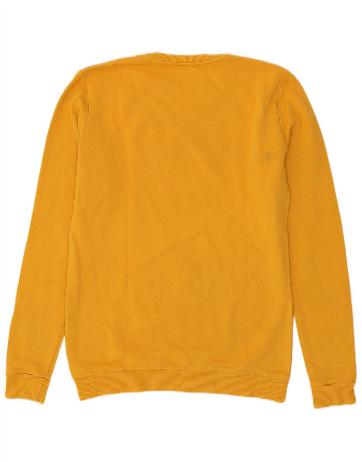 Pyrex Mens Graphic Sweatshirt Jumper Small Yellow Cotton