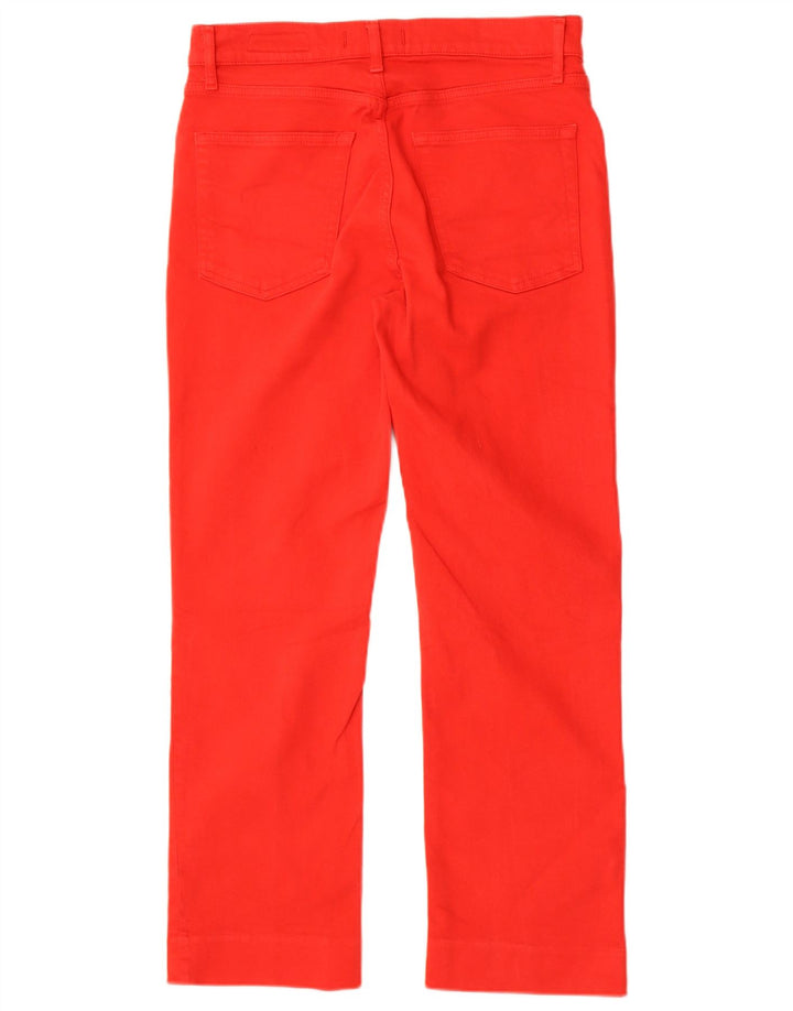 Zara Womens Straight Jeans EU 40 Medium W30 L27 Red Cotton