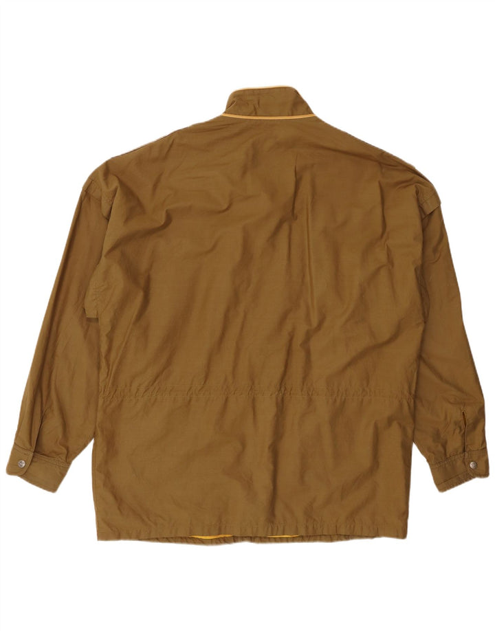 CIESSE PIUMINI Mens Utility Jacket IT 54 2XL Khaki Cotton