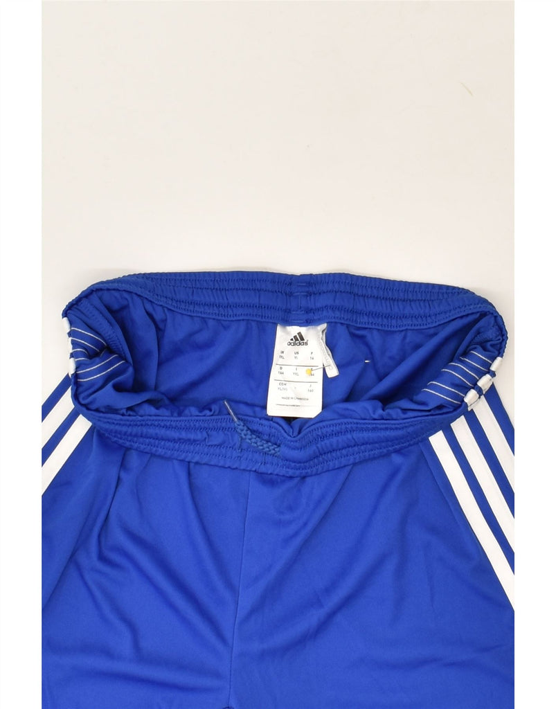 ADIDAS Boys Climacool Sport Shorts 13-14 Years XL Blue Polyester | Vintage Adidas | Thrift | Second-Hand Adidas | Used Clothing | Messina Hembry 