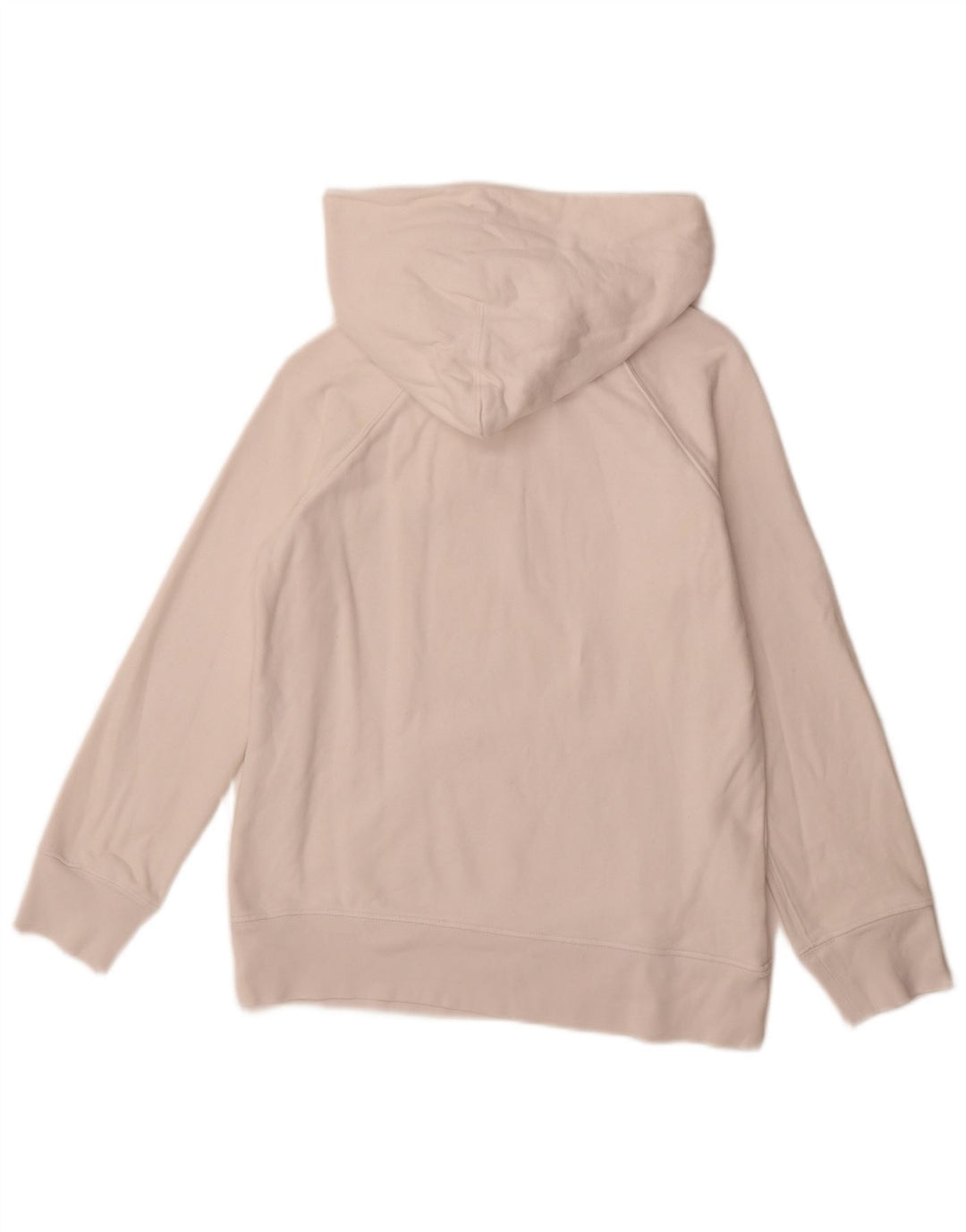 LEVI'S Womens Graphic Hoodie Jumper UK 2 2XS White Cotton