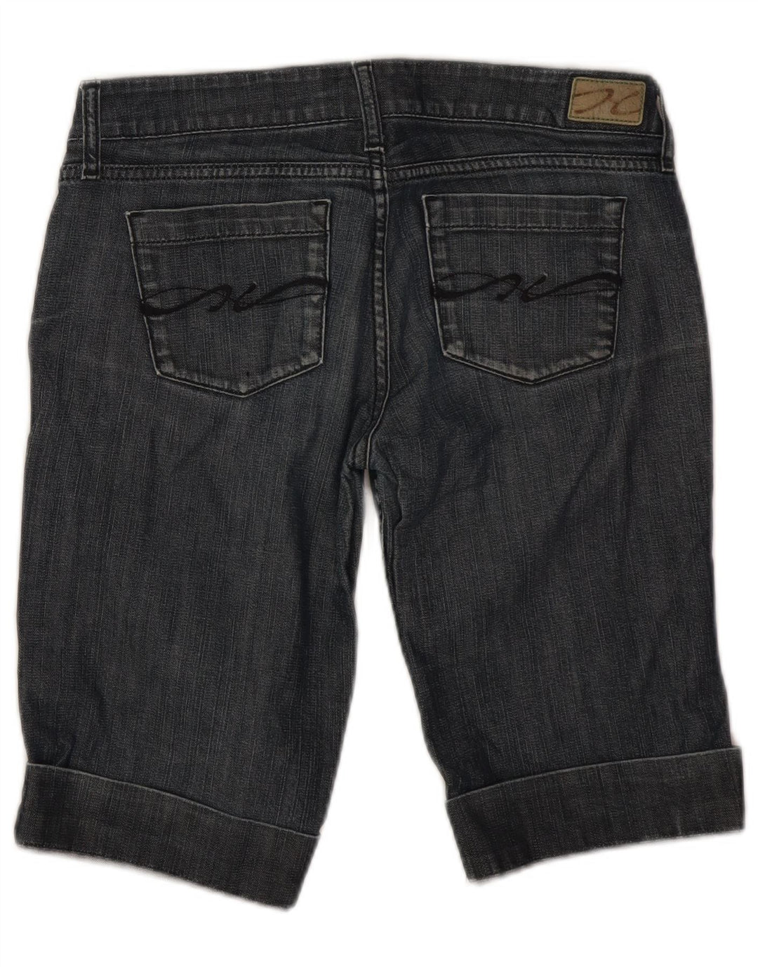 Tommy Hilfiger Womens Bermuda Denim Shorts W28 Medium Blue Cotton