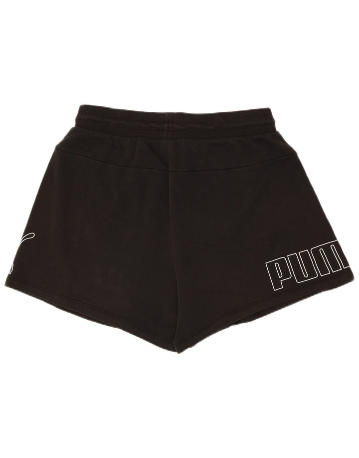 Puma Womens Graphic Sport Shorts Large Black