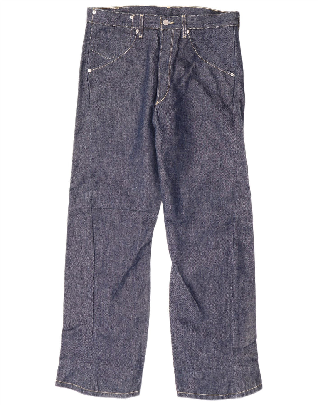 LEVI'S Mens 501 Straight Jeans W32 L30 Blue Cotton Classic