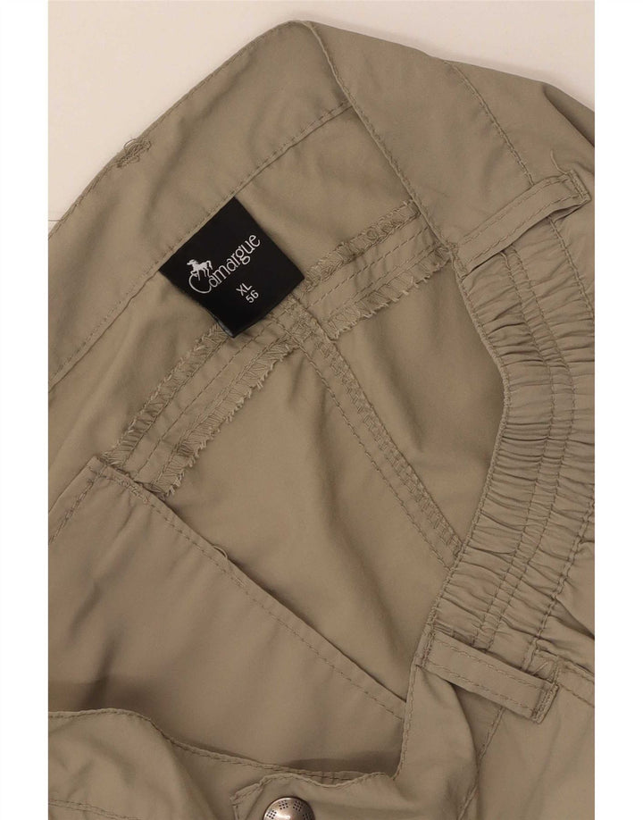 Camargue Mens Cargo Shorts XL W36 Khaki Polyamide