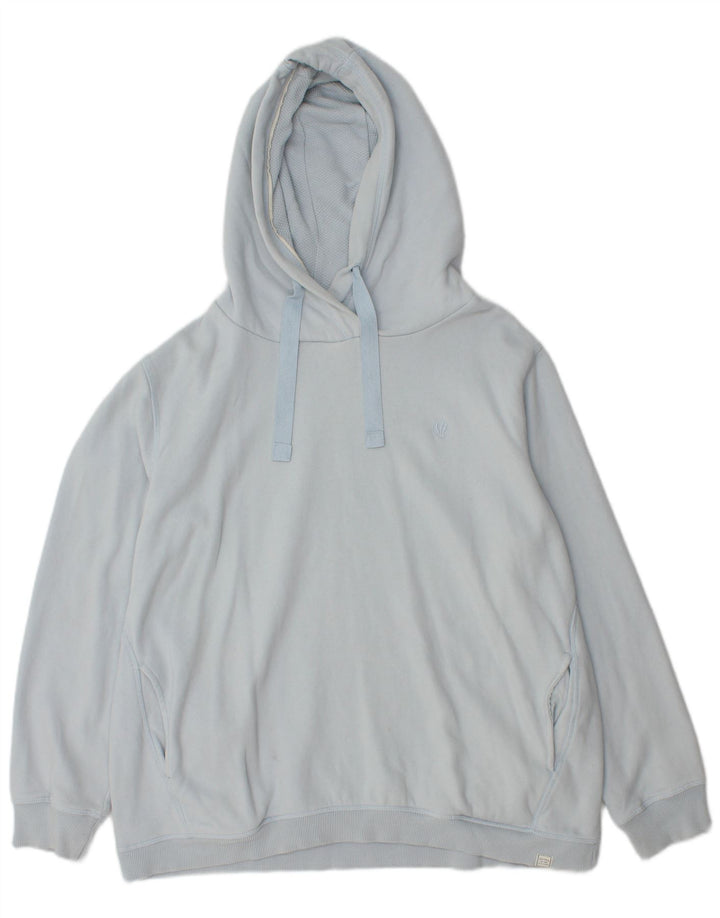 Fat Face Mens Hoodie Jumper Large Blue Cotton