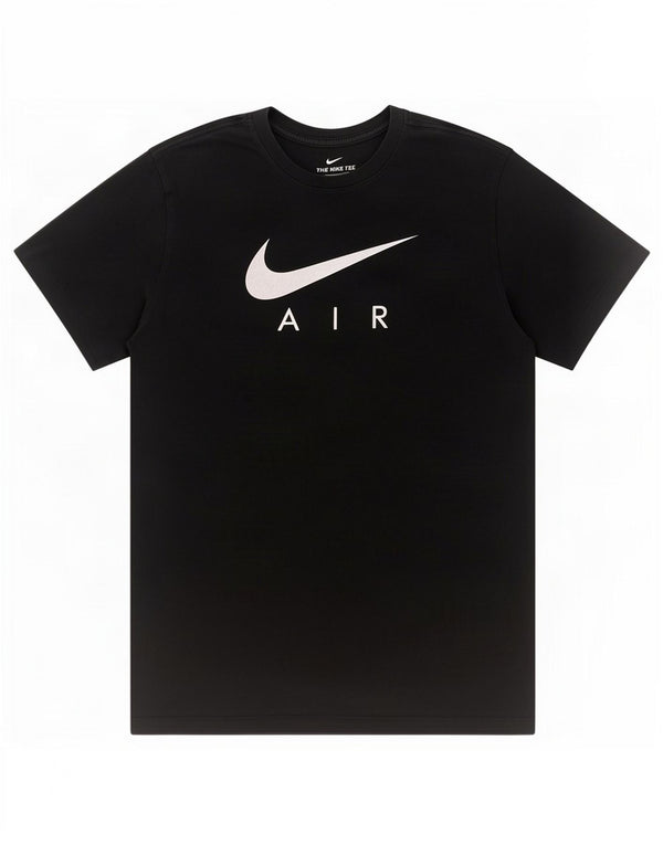 Nike Mens Graphic T-Shirt Top Medium Black Cotton