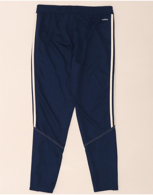 Adidas Mens Aeroready Tracksuit Trousers Medium Navy Blue Polyester