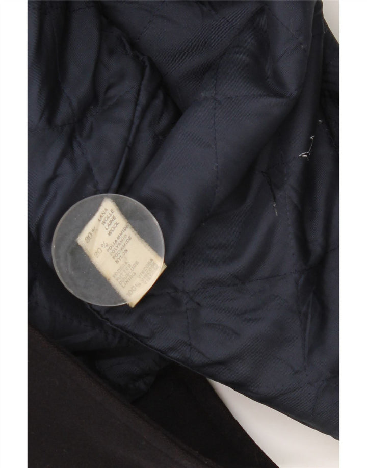 Paul & Shark Mens Overcoat UK 42 XL Navy Blue Wool
