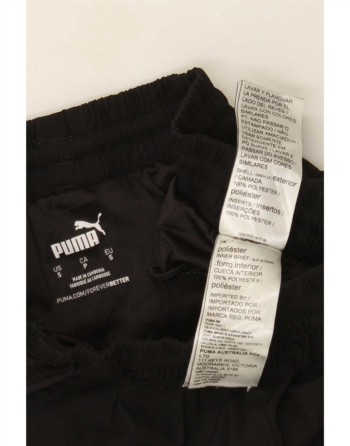 Puma Womens Sport Shorts UK 10 Small Black Polyester