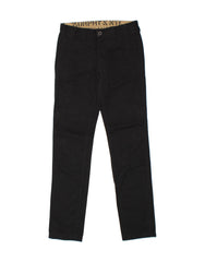 MURPHY & NYE Mens Slim Chino Trousers W32 L34 Black Cotton