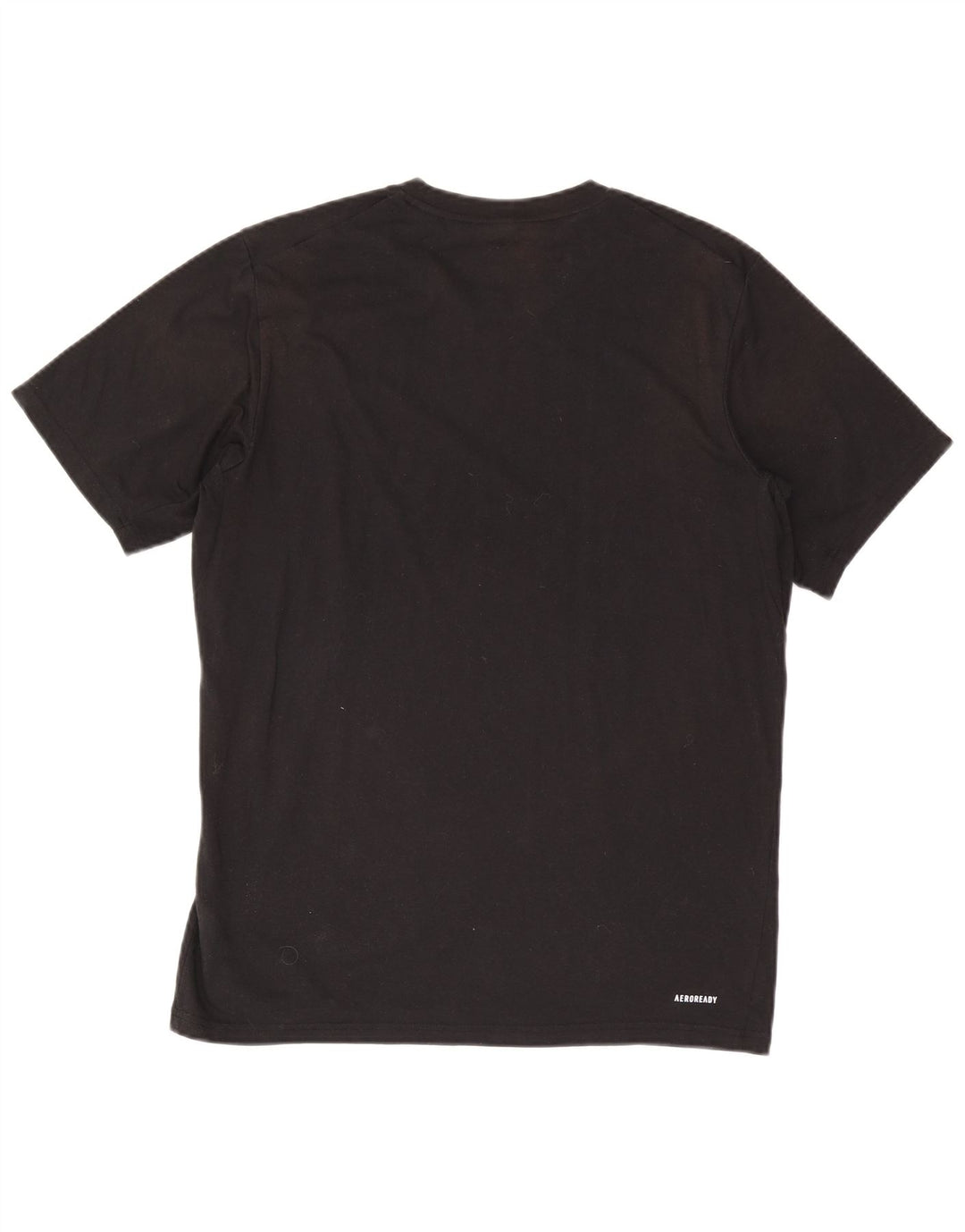 Adidas Mens Aeroready T-Shirt Top Large Black Polyester