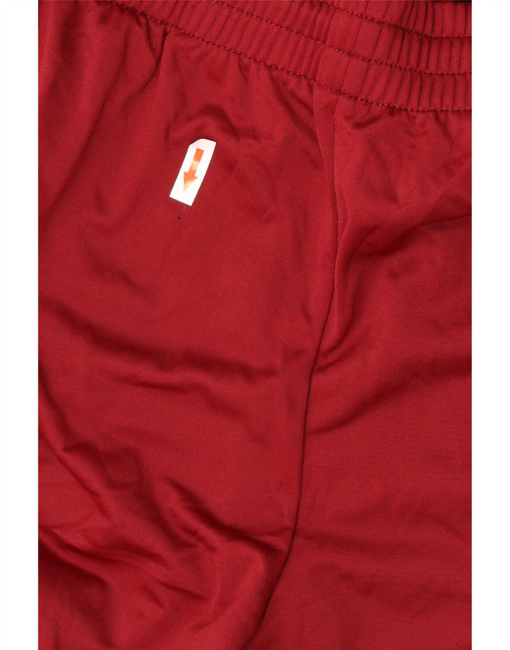 Adidas Mens Tracksuit Trousers Large Burgundy Polyester