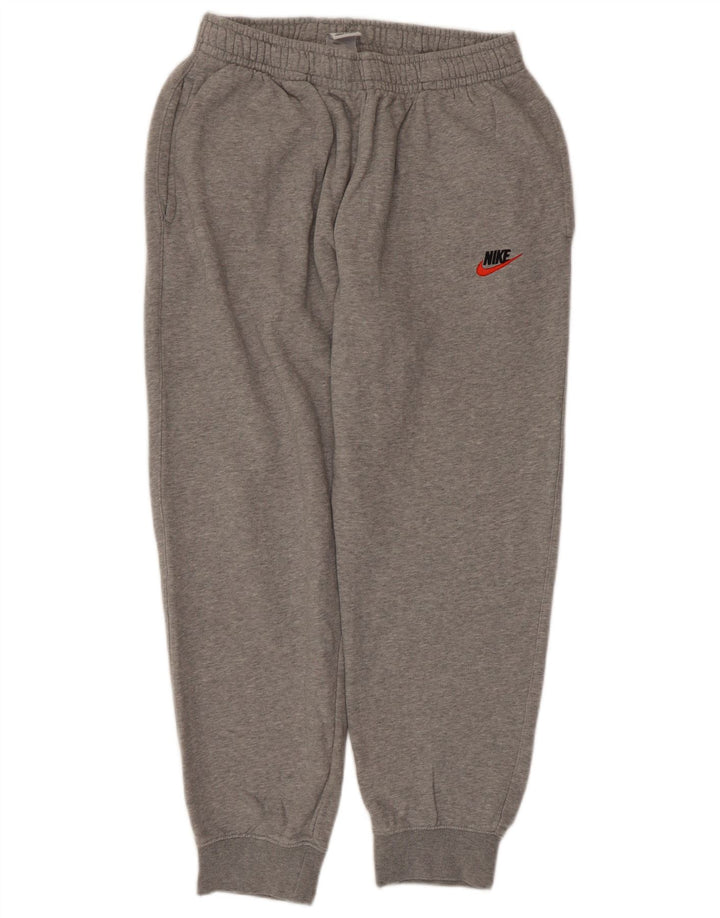 Nike Mens Tracksuit Trousers Joggers Medium Grey Flecked Cotton
