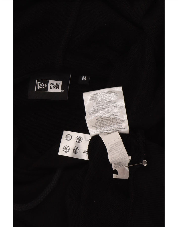 New Era Mens NBA Graphic Hoodie Jumper Medium Black Cotton