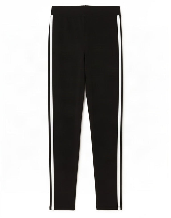 Adidas Girls Leggings 11-12 Years Black Cotton