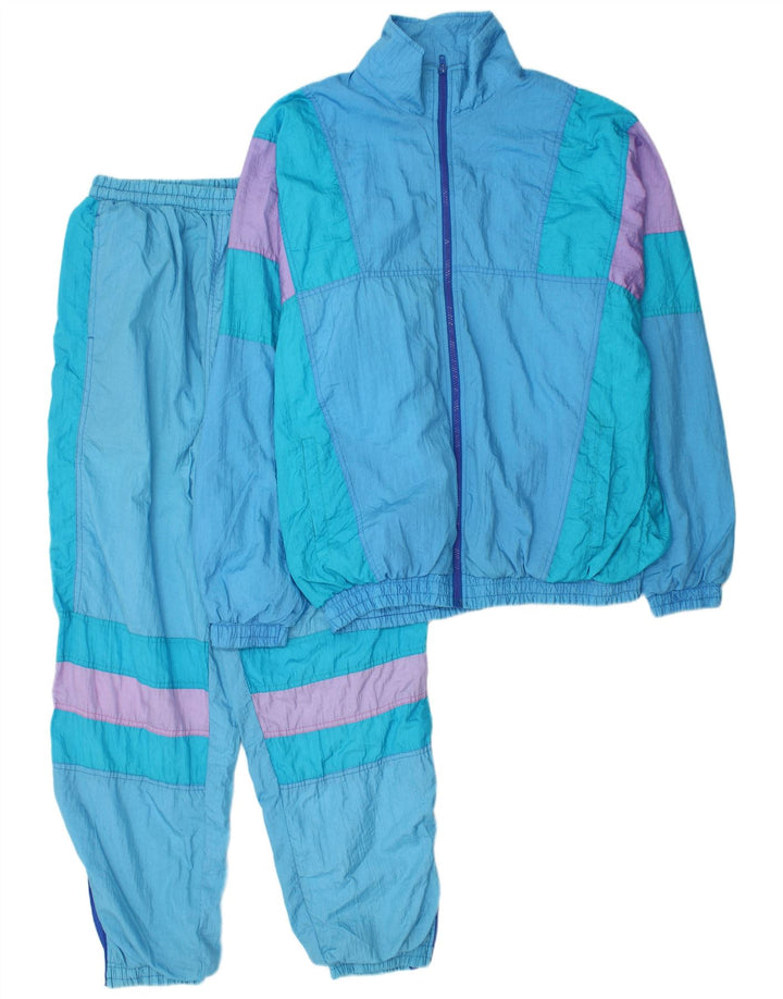 Kolon Mens Activ Full Tracksuit Large Blue Colourblock