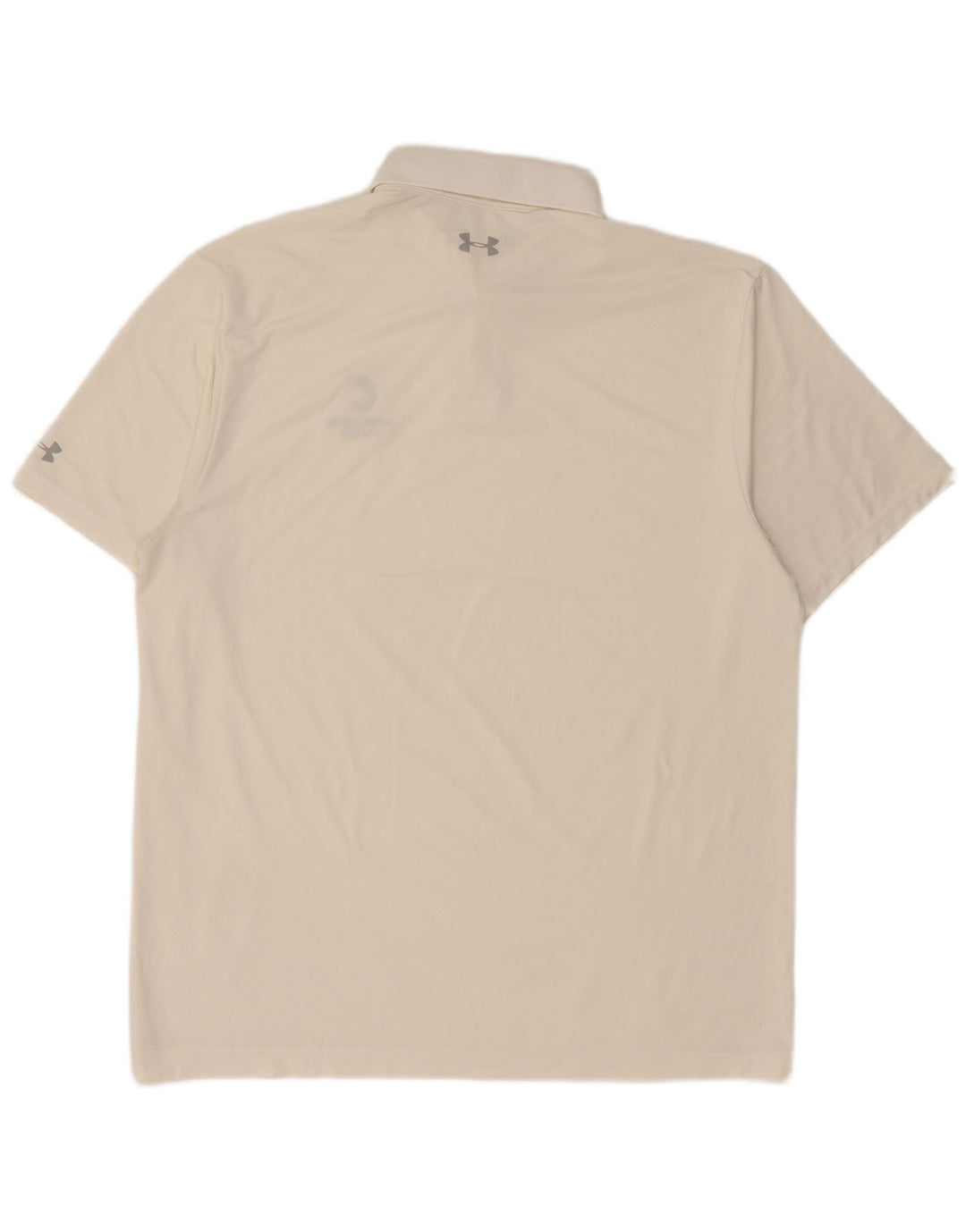 Under Armour Mens Heat Gear Polo Shirt Large White
