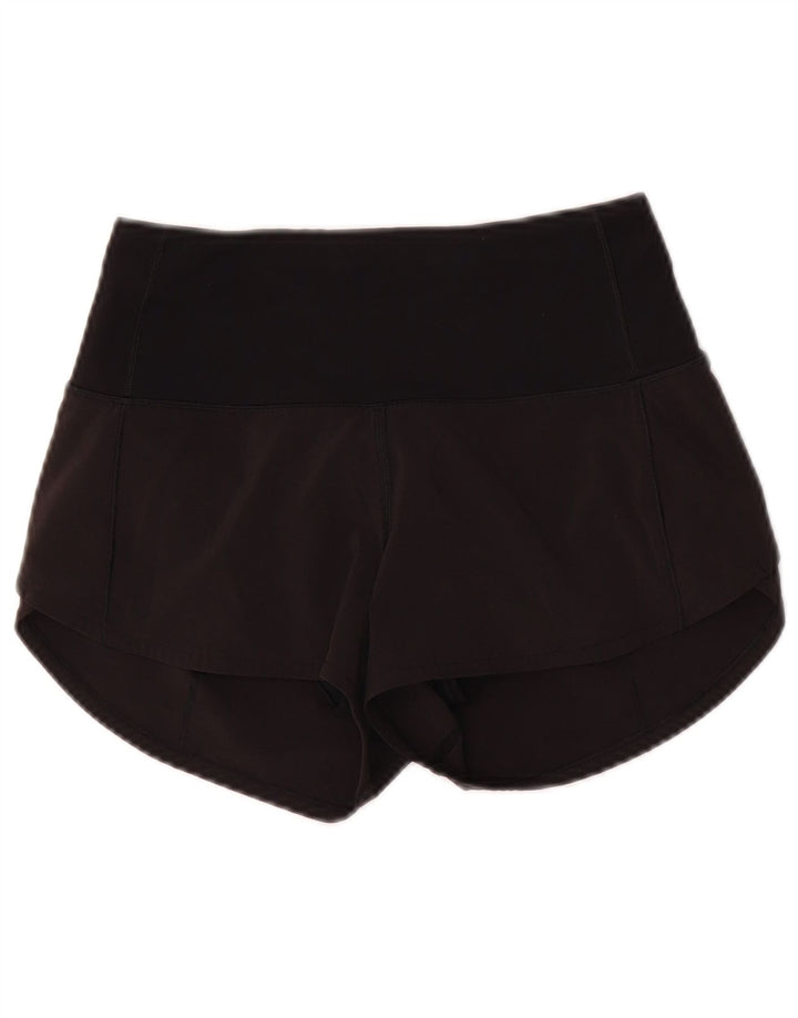 Lululemon Womens Sport Shorts US 2 XS Black Nylon