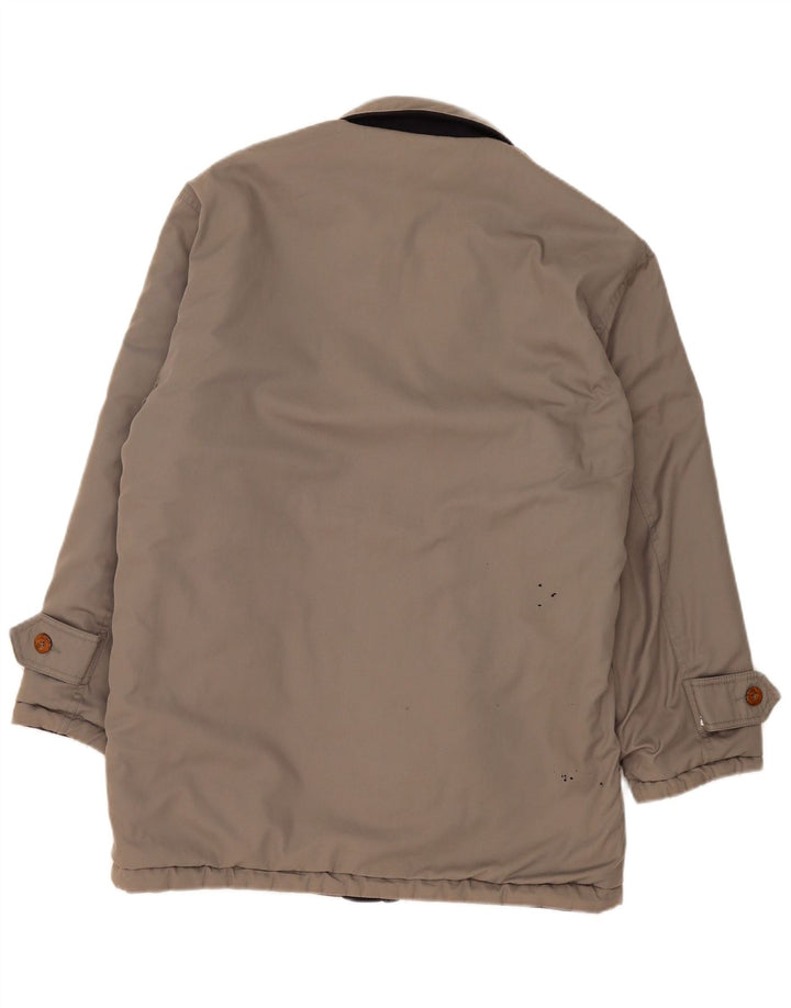 Vintage Mens Reversible Windbreaker Coat UK 38 Medium Grey