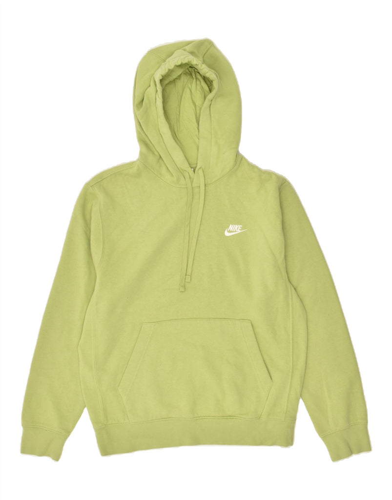 NIKE Womens Oversized Hoodie Jumper UK 10 Small Green Cotton | Vintage Nike | Thrift | Second-Hand Nike | Used Clothing | Messina Hembry 