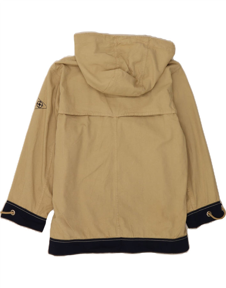 ARMANI Boys Hooded Bomber Jacket 13-14 Years Beige Cotton Vintage Armani and Second-Hand Armani from Messina Hembry 