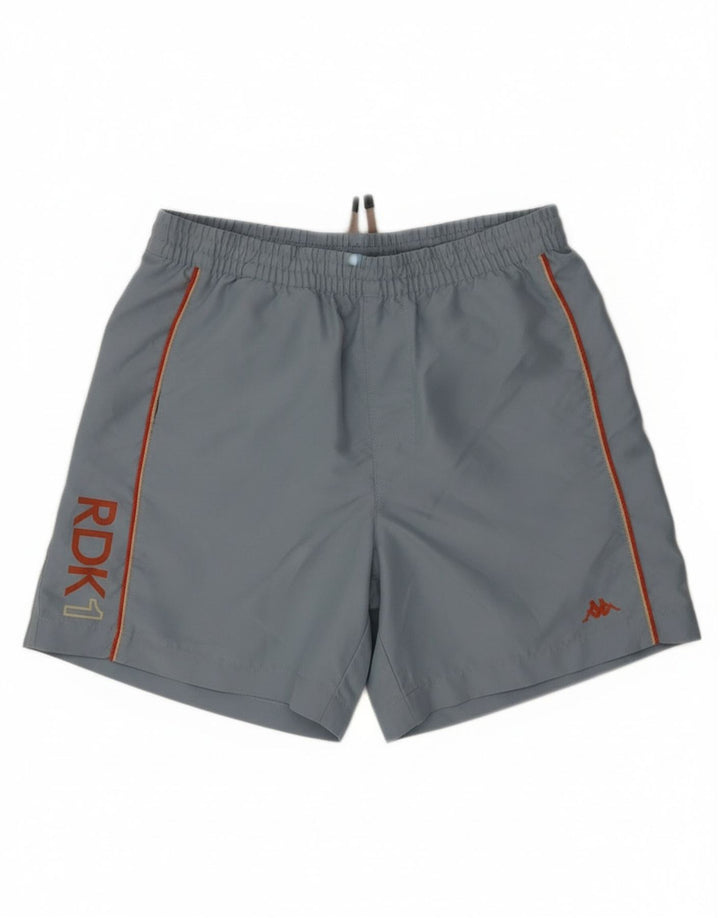 Kappa Mens Graphic Swimming Shorts Small  Blue